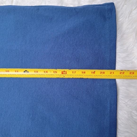 Old Navy Ponte-Knit Pencil Skirt in Pacific Blue - Picture 8 of 10